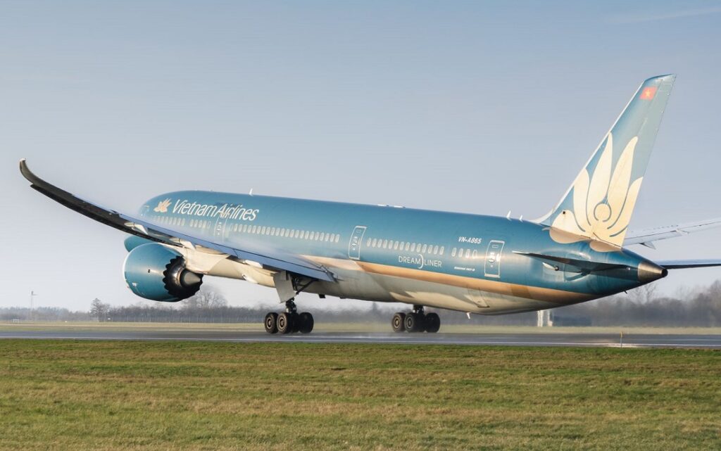 Vietnam Airlines Boeing 787-9 i Københavs Lufthavn